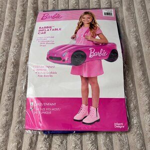 YOUTH BARBIE INFLATABLE CAR HALLOWEEN COSTUME-ONE SIZE-IN SPIRIT DESIGNS-NWT!